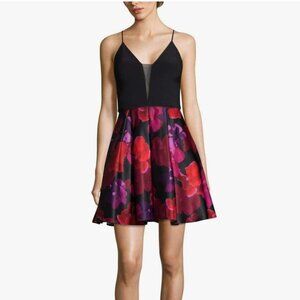 Betsey Adam Floral Cocktail Dress Size 8